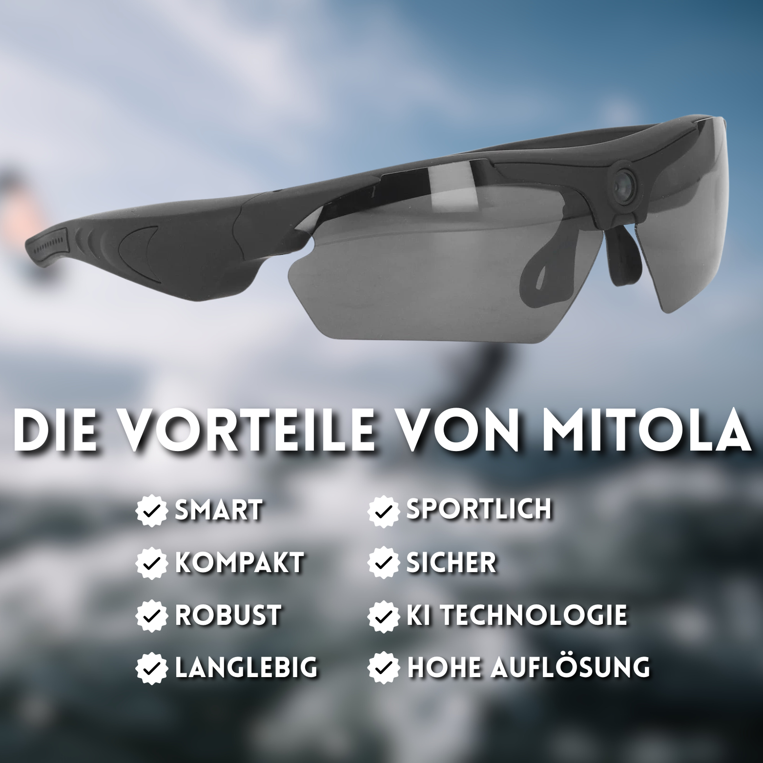 Mitola - Brille mit integrierter Kamera für Live Action